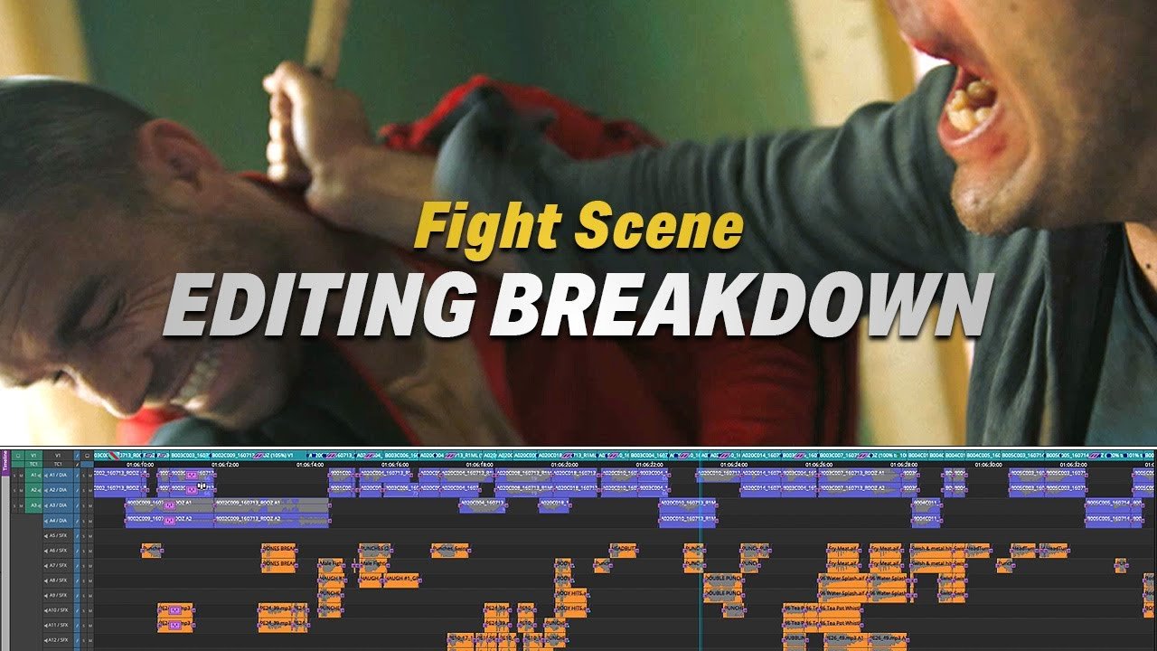 how to edit a fight scene